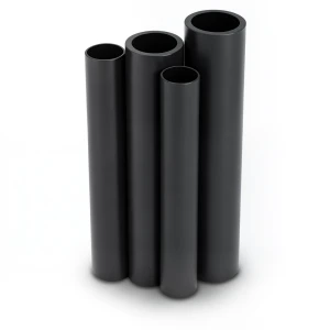 HDPE Pipes PE 80 Pressure 10 Bar 200 mm Diameter 14.7 mm Thickness Black