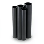 مواسير HDPE PE 100 ضغط 12.5 بار قطر خارجي 200 مم سمك 14.7 مم لون أسود