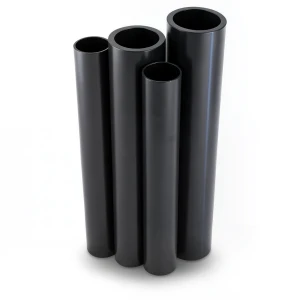 HDPE Pipes PE 80 Pressure 10 Bar 225 mm OD Thickness 16.6 mm Black
