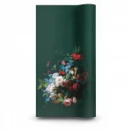 Italian Wall Covering Dark Green Color, Size 10m×0.70m, Model 12070 