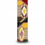 اItalian Wall Decoration Red Black Yellow Color, Size 10m×0.70m, Model 12076 