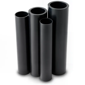 HDPE Pipes PE 80 Pressure 10 Bar Outer Diameter 560 mm Thickness 41.2 mm Black