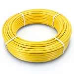 أنابيب HDPE الراجحي PE 100 ضغط 6 بار قطر خارجي 90 مم سمك 5.2 مم لون أصفر 