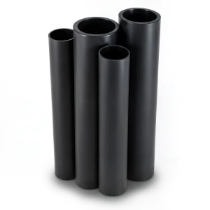 أنابيب HDPE PE 80 ضغط 10 بار قطر خارجي 710 مم سمك 52.2 مم لون أسود