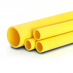 أنابيب HDPE الراجحي PE 100 ضغط 6 بار قطر خارجي 160 مم سمك 9.1 مم لون أصفر 