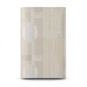 Patterned Wallpaper Light Brown with Beige, 10m x 1.06m, Model 5839