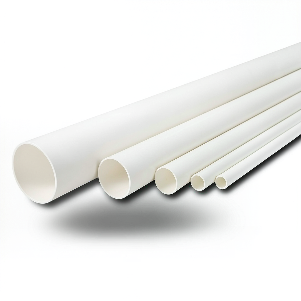 UPVC Pipes National Kham Schedule 40 Size 4 Inch Thickness 6.02 mm White