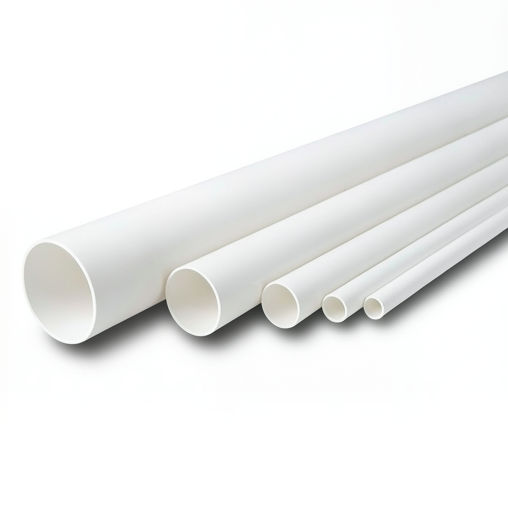 UPVC Pipes National Kham Schedule 40 Size 4 Inch Thickness 6.02 mm White