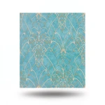 Italian Wall Covering 10m x 0.73m Turquoise, Model 26050