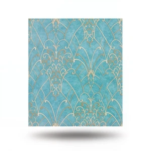 Italian Wall Covering 10m x 0.73m Turquoise, Model 26050