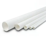 مواسير UPVC الوطني جدول 40 مقاس 5 إنش سمك 6.22 مم لون أبيض