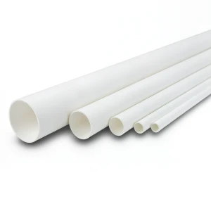 مواسير UPVC الوطني جدول 40 مقاس 5 إنش سمك 6.22 مم لون أبيض