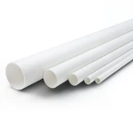 UPVC Pipes Schedule 40 Size 6 Inch Thickness 7.11 mm White