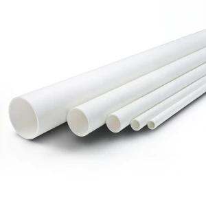 مواسير UPVC جدول 40 مقاس 6 إنش سمك 7.11 مم لون أبيض