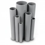 UPVC Pipes Modern Technology Nominal Pressure 6 Bar Outside Diameter 110 mm Thickness 3.2 mm Gray Colour