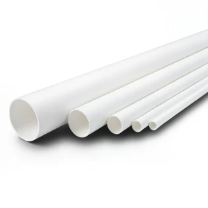 مواسير UPVC الوطني جدول 40 مقاس 8 إنش سمك 8.18 مم لون أبيض