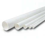 مواسير UPVC ضغط 6.9 بار مقاس 8 إنش سمك 5.33 مم لون أبيض