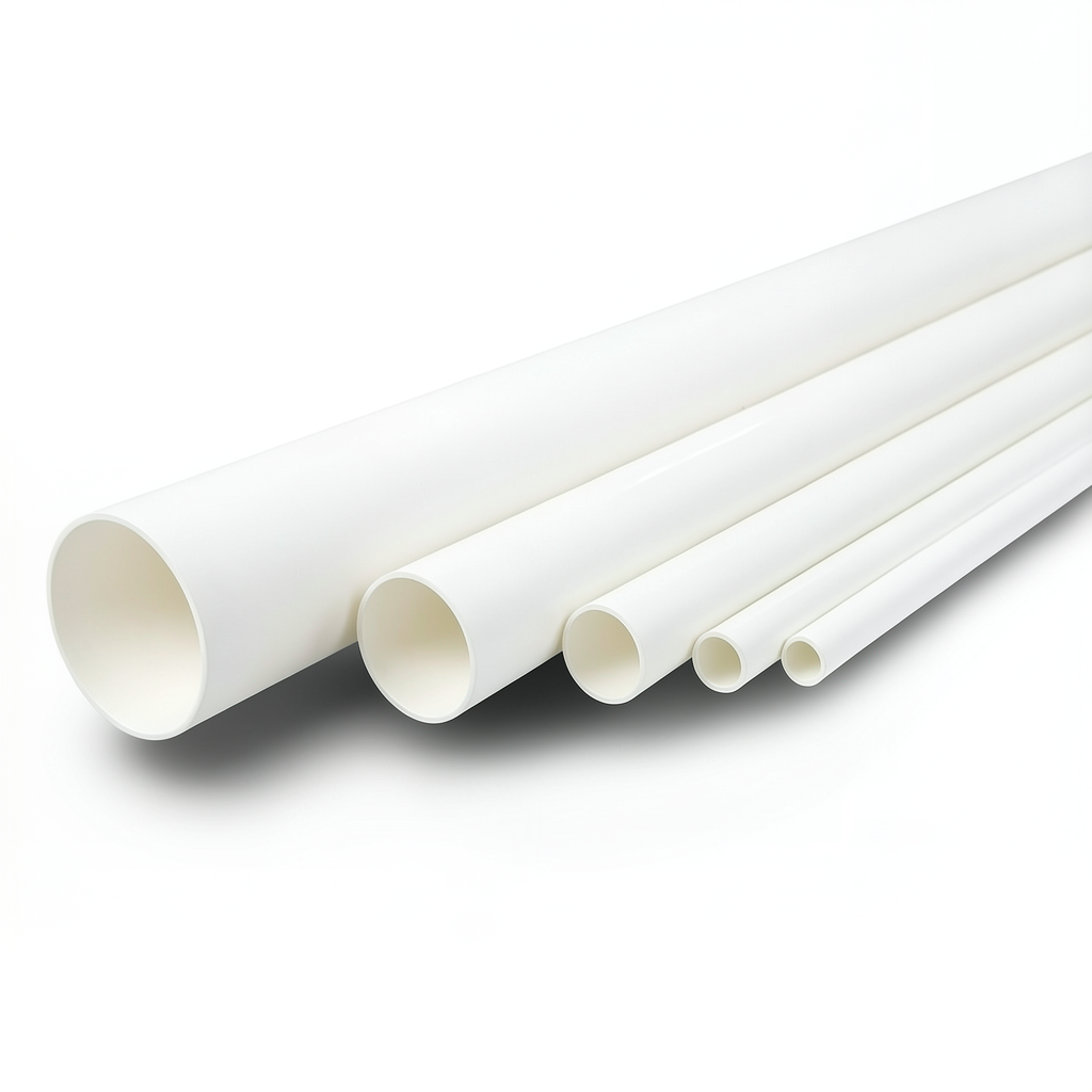 مواسير UPVC مقاس 1¼ إنش سمك 1.52 مم طول 6 متر لون أبيض