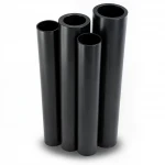 أنابيب HDPE الراجحي PE 80 ضغط 4.8 بار قطر خارجي 160 مم سمك 9.1 مم لون اسود
