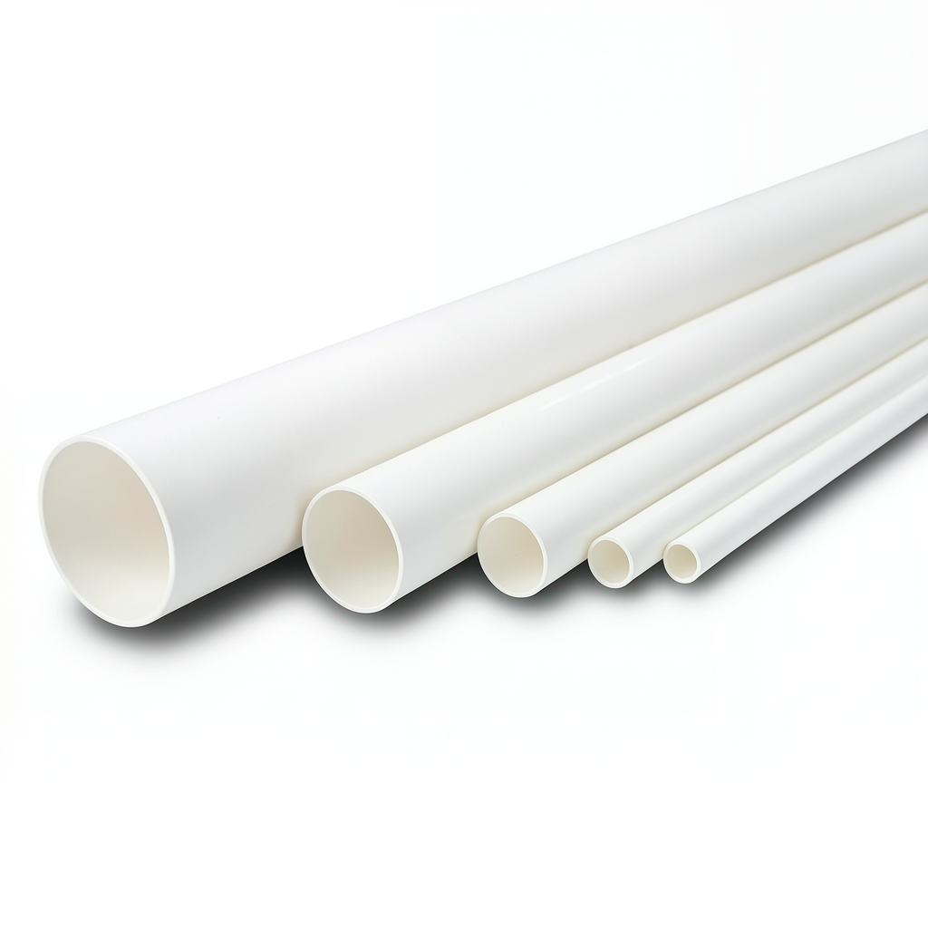 مواسير UPVC ضغط 8.6 بار مقاس 4 إنش سمك 3.51 مم لون أبيض
