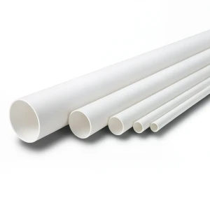 مواسير UPVC ضغط اسمي 8.6 بار مقاس 3 إنش سمك 2.74 مم لون أبيض