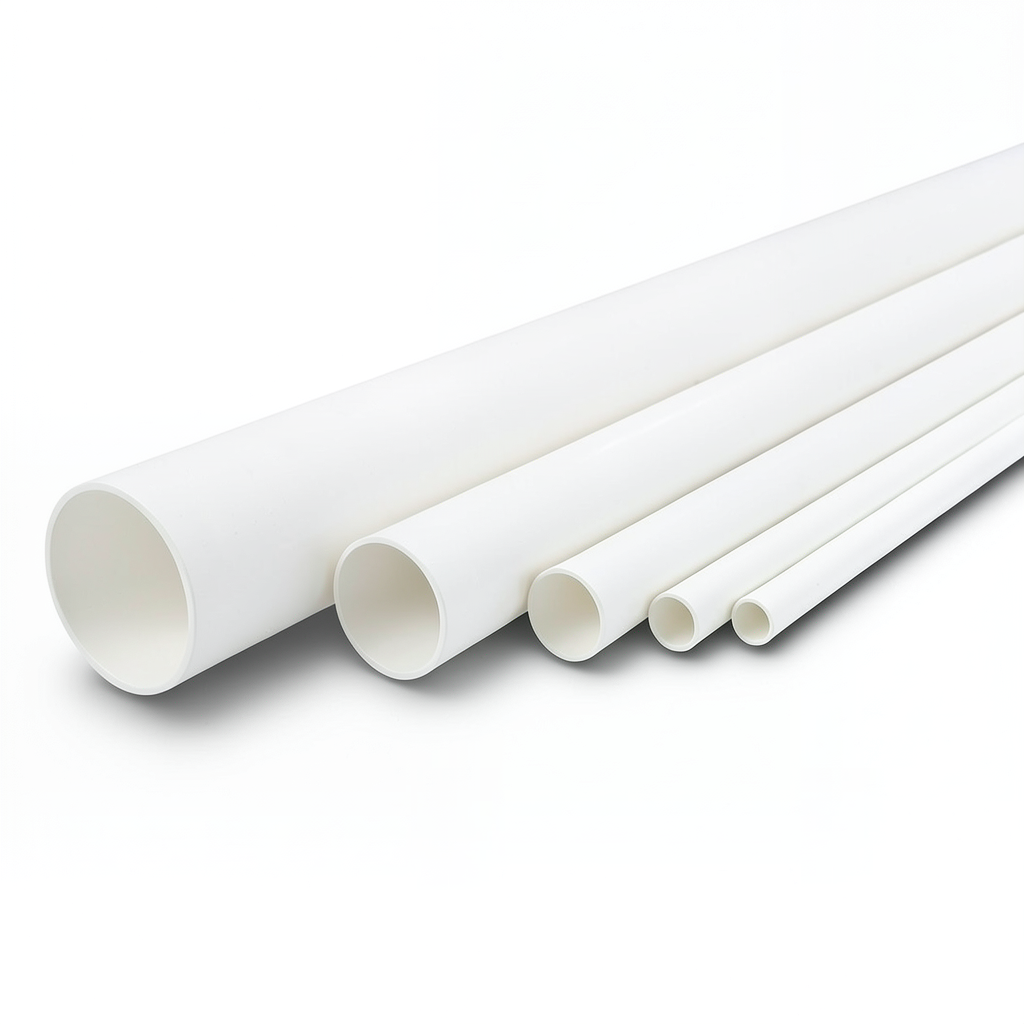 UPVC Pipes Nominal Pressure 8.6 Bar Size 4 Inch Thickness 3.51 mm White