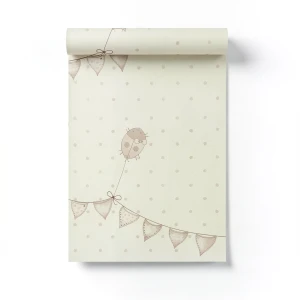 Youth and Children Wall Decoration 10m x 0.53m Light Beige