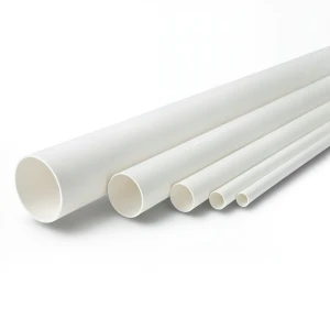 مواسير UPVC ضغط 8.6 بار مقاس 8 إنش سمك 6.73 مم لون أبيض
