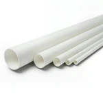 مواسير UPVC ضغط 11 بار مقاس ½ 1 إنش سمك 1.85 مم لون أبيض