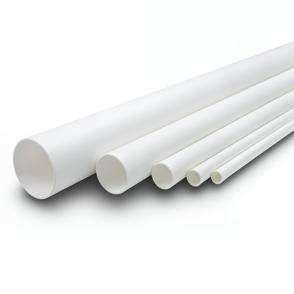 مواسير UPVC ضغط 11 بار مقاس 2 إنش سمك 2.31 مم لون أبيض