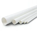 مواسير UPVC ضغط 11 بار مقاس ½ 1 إنش سمك 1.85 مم لون أبيض