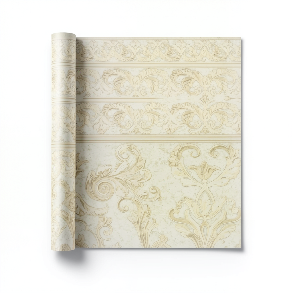 Italian Wallpaper Creamy Color 10m x 1.06m, Model 85075