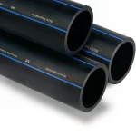 أنابيب HDPE السعودى  PE 100 ضغط 16 بار قطر خارجي 75 مم سمك 6.8 مم لون اسود