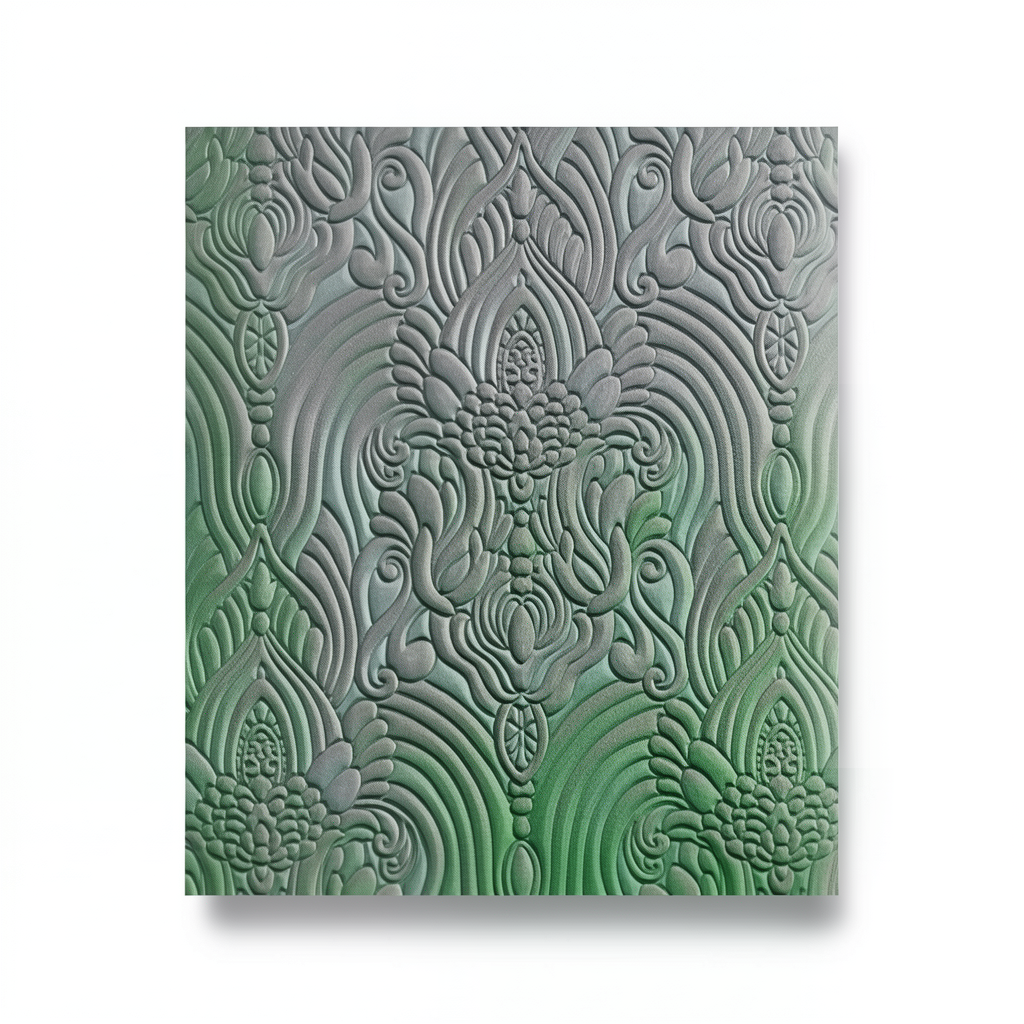 ورق جدران نقشات لون رمادي مائل إلى الأخضر، 10 م × 1.06 م، موديل Z21805