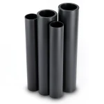 أنابيب HDPE PE 80 ضغط 10 بار قطر 140 مم سمك 10.3 مم لون أسود