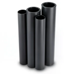 HDPE Pipes PE 80 Pressure 10 Bar 140 mm Diameter 10.3 mm Thickness Black