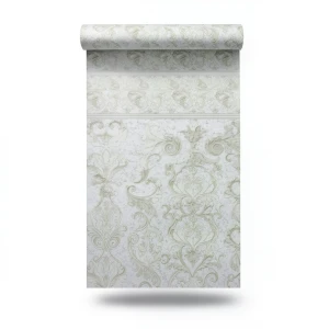 Italian Wallpaper Light Gray Color 10m x 1.06m, Model 85076