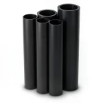 أنابيب HDPE PE 80 ضغط 10 بار قطر خارجي 160 مم سمك 11.8 مم لون أسود