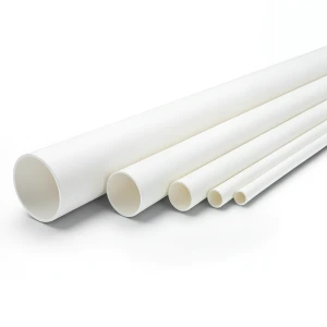 مواسير UPVC ضغط 13.8 بار مقاس ½ 1 إنش سمك 2.29 مم لون أبيض
