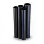 أنابيب HDPE PE 100 ضغط 12.5 بار قطر خارجي 160 مم سمك 11.8 مم أسود