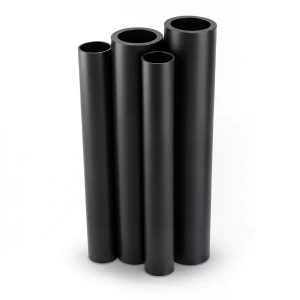 HDPE Pipes PE 80 Pressure 10 Bar 180 mm Diameter 13.3 mm Thickness Black