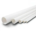 مواسير UPVC ضغط اسمي 13.8 بار مقاس 3 إنش سمك 4.24 مم لون أبيض