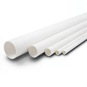مواسير UPVC ضغط اسمي 13.8 بار مقاس 3 إنش سمك 4.24 مم لون أبيض