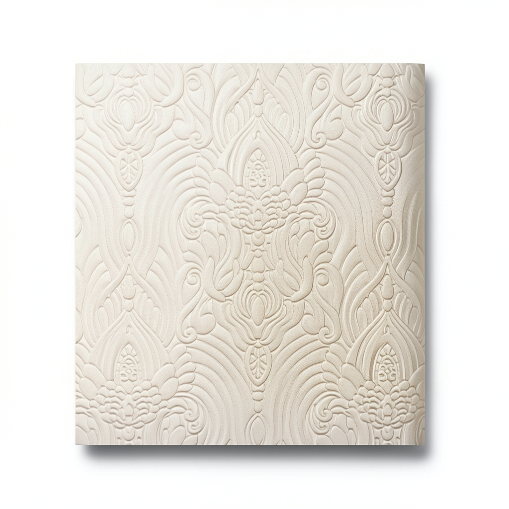 Italian Patterned Wallpaper 10m×1.06m Light Beige, Model Z21801