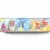 German wall covering for youth and children, size 10 m x 0.53 m, blue and yellow color, model 297805 