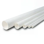 مواسير UPVC ضغط 13.8 بار مقاس 4 إنش سمك 5.44 مم لون أبيض