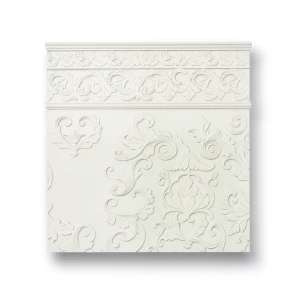 ورق جداري ايطالي مقاس 10 م×1.06 م، لون اوف وايت، موديل 85077