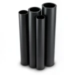مواسير HDPE PE 80 ضغط 10 بار قطر 200 مم سمك 14.7 مم لون أسود