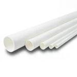 مواسير UPVC مقاس 8 إنش ضغط 13.8 بار سمك 10.41 مم لون أبيض