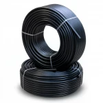 أنابيب HDPE الراجحي  PE 80 ضغط 10 بار قطر خارجي 110 مم سمك 8.1 مم لون اسود